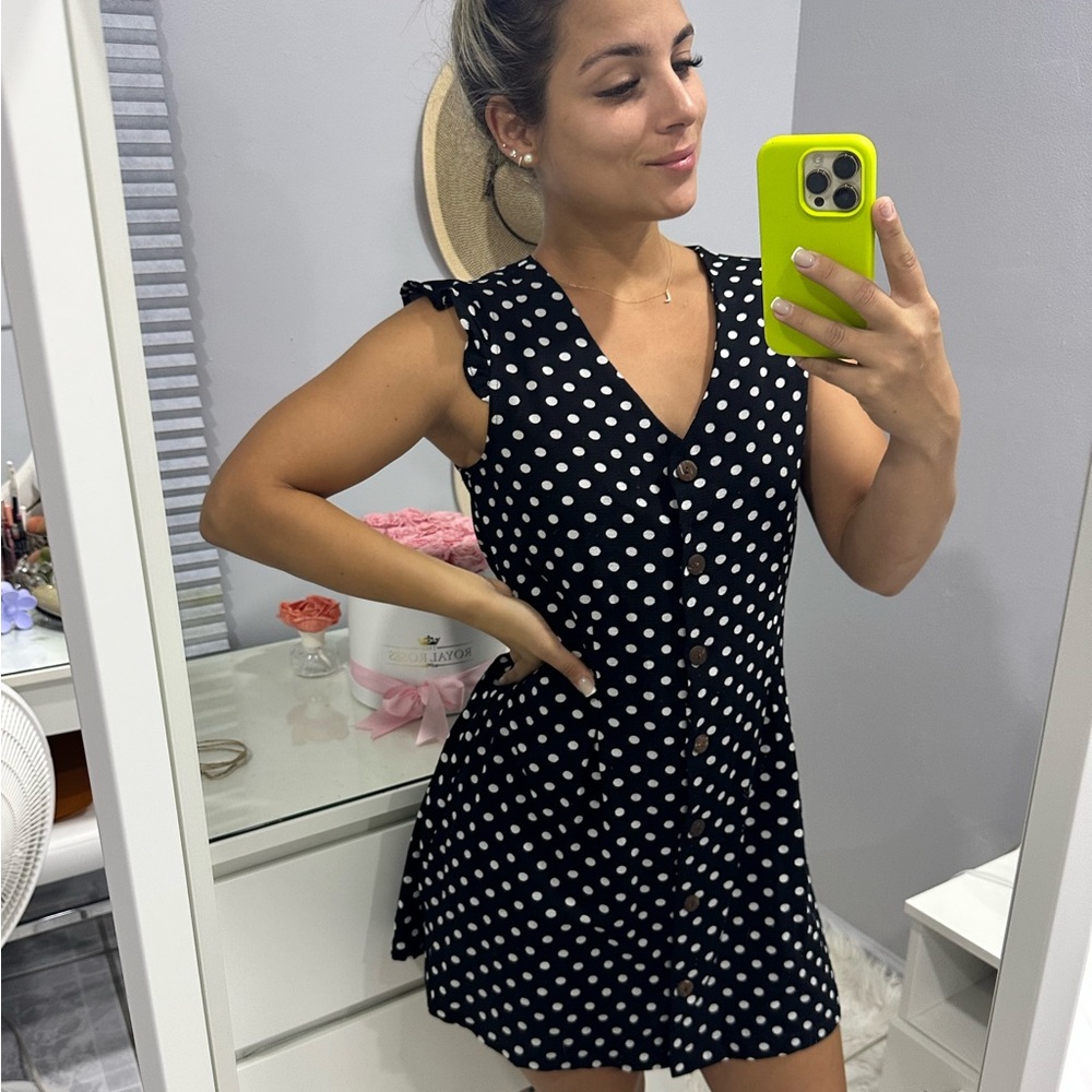 Polka dot dress size M